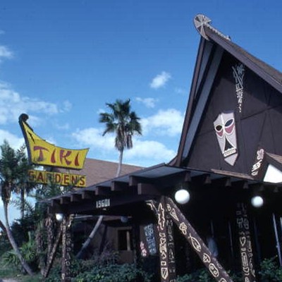 Tiki GardensIn 1964, Tiki Gardens made its debut in Indian Shores. The Polynesian-themed attraction was a popular stop for pre-Disney era tourists, and reportedly attracted more than 500,000 visitors annually. The park featured large stucco Tiki sculptures and a “Polynesian Adventure Trail." The park closed in the '80s and is now the Tiki Gardens/Indian Shores beach public access park.