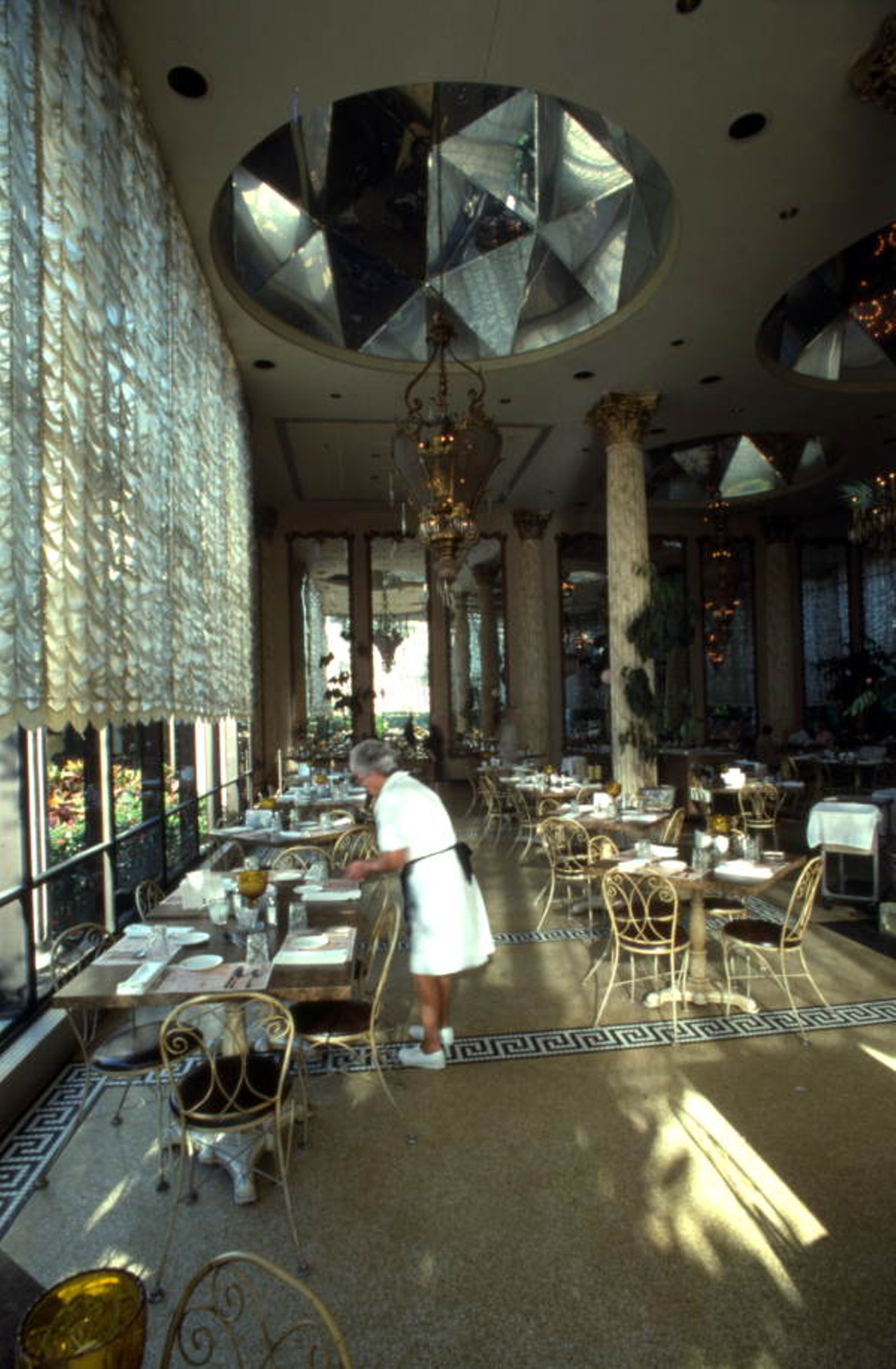 Interior view of the Kapok Tree Inn restaurant at 923 McMullen Booth Rd. in Clearwater, Florida.