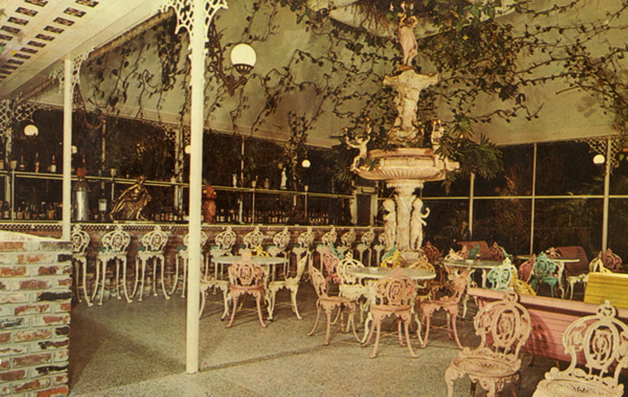 Interior view of the Kapok Tree Inn restaurant on N. Haines Rd. in Clearwater.