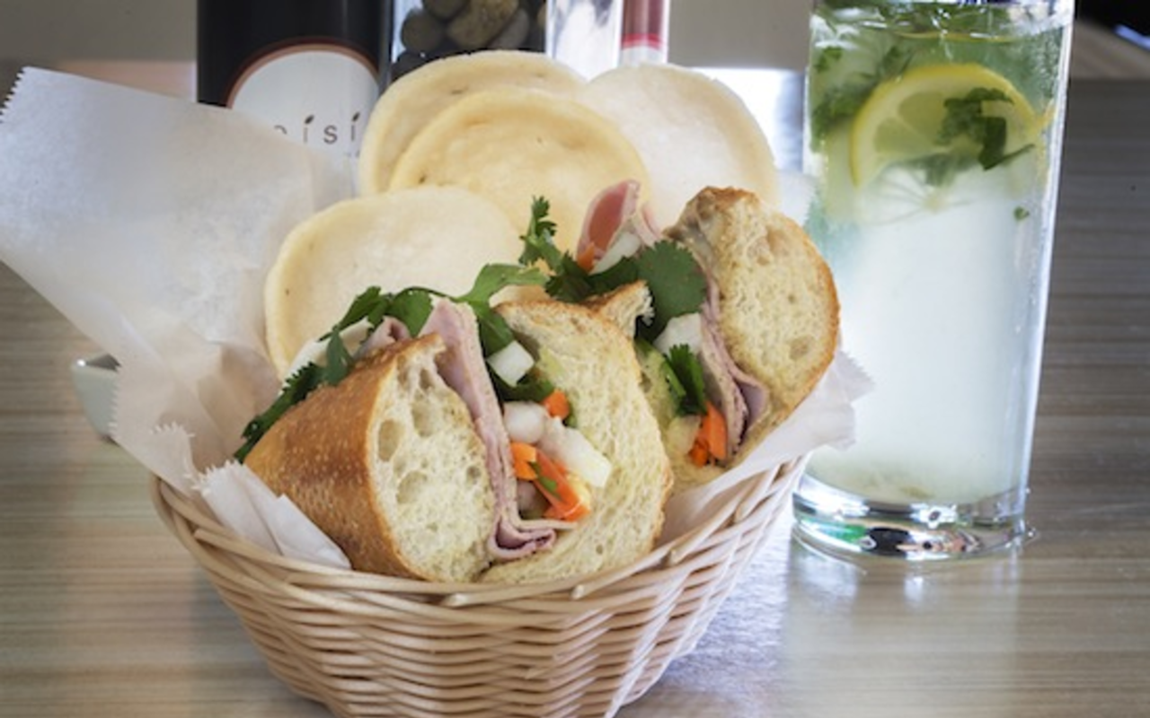 Green Mint's traditional banh mi.