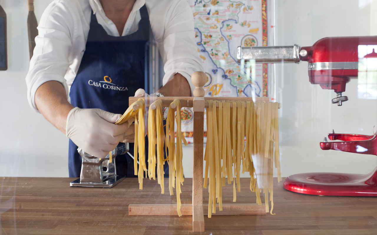 The next time you visit, check out how Casa Cosenza creates its fresh, house-made pasta.