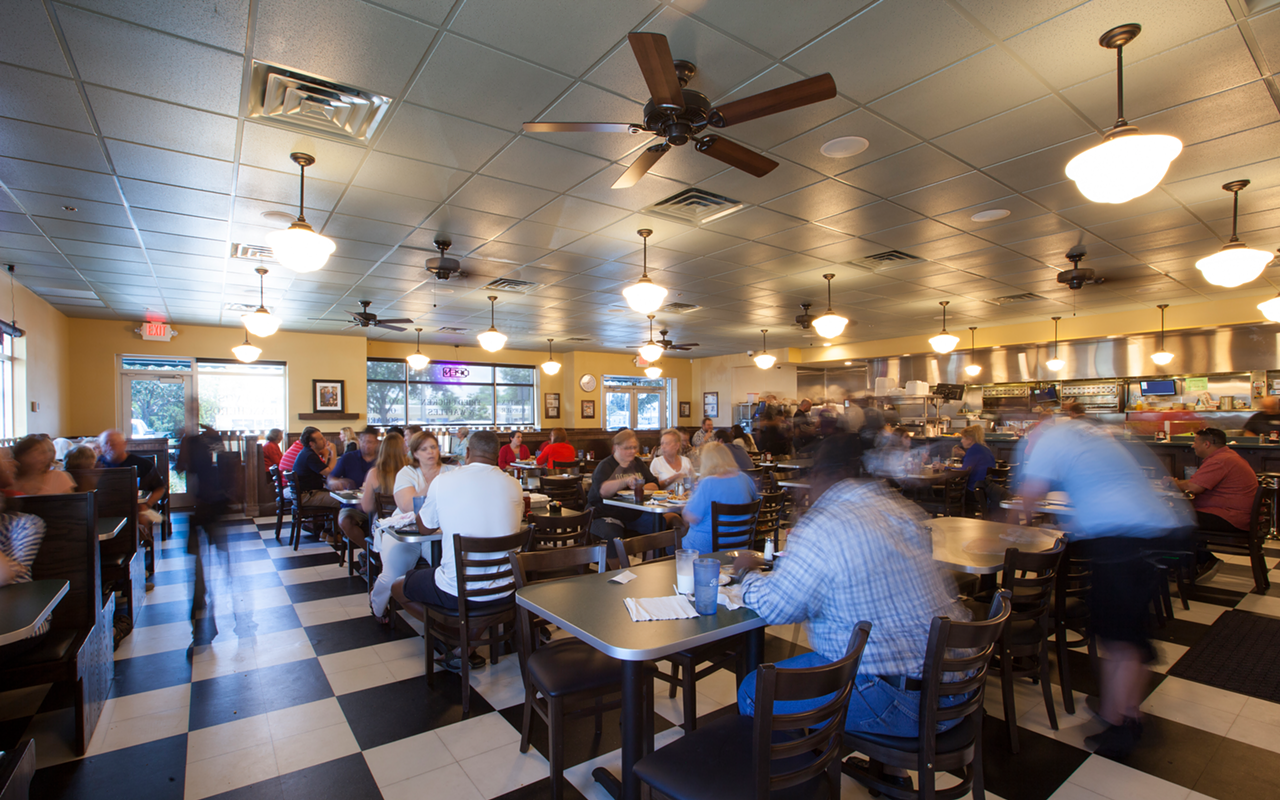 Jacksonville-born Metro Diner, a Fourth Street newcomer in St. Pete, is buzzing on a Friday.