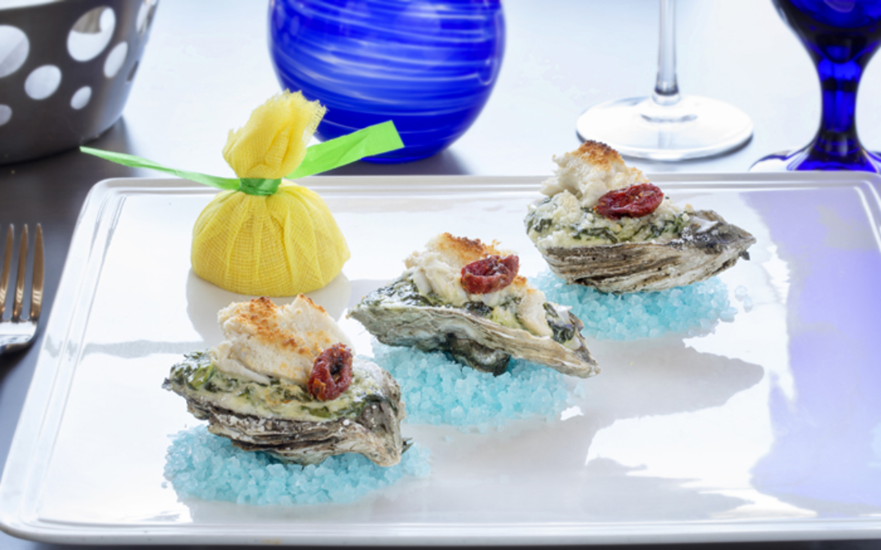 CLASSIC UPDATED: Sea Salt's oysters Rockefeller with crab and more.