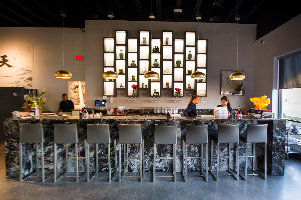 A view of the South Tampa restaurant's bar area.