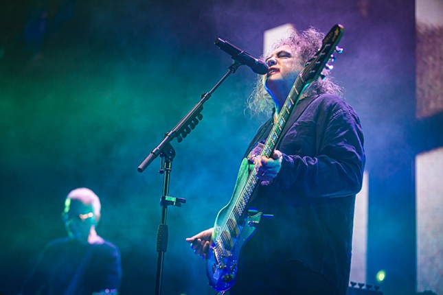 The Cure plays Amalie Arena in Tampa, Florida on June 29, 2023.