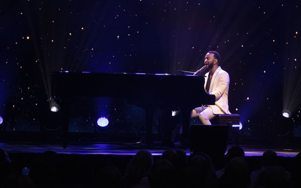 John Legend, who played Hard Rock Event Center at Seminole Hard Rock Hotel & Casino in Tampa, Florida on Oct. 29, 2023.