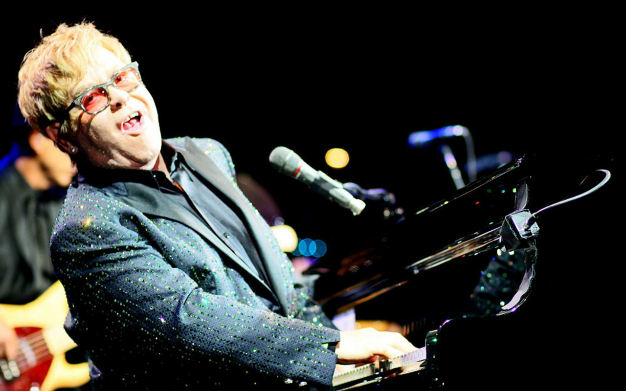 Elton John at the USF Sun Dome Fri., Sept. 14, 2012.