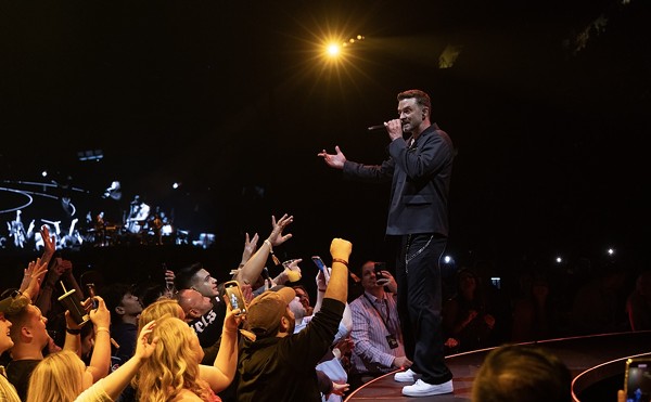 Justin Timberlake plays Amalie Arena in Tampa, Florida on June 14, 2024.