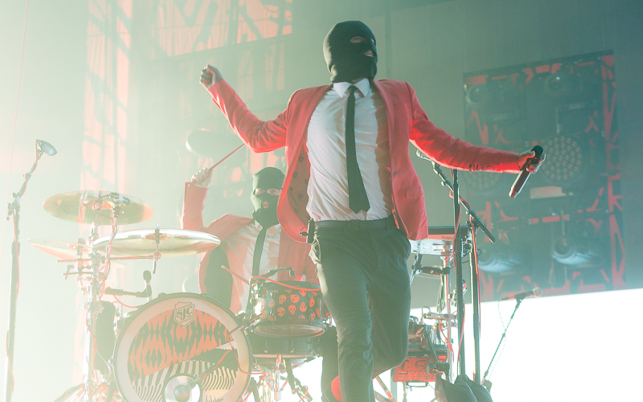 Twenty One Pilots play Amalie Arena in Tampa, Florida on February 28, 2017.