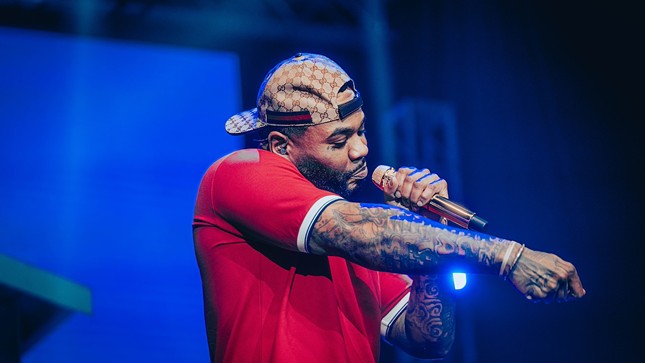 Kevin Gates plays Yuengling Center in Tampa, Florida on Dec. 14, 2023.