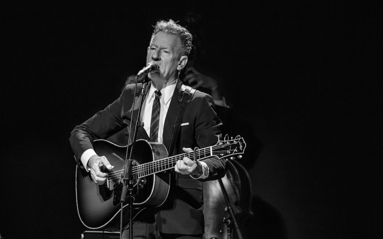 Lyle Lovett plays Bilheimer Capitol Theatre in Clearwater, Florida on March 12, 2022.