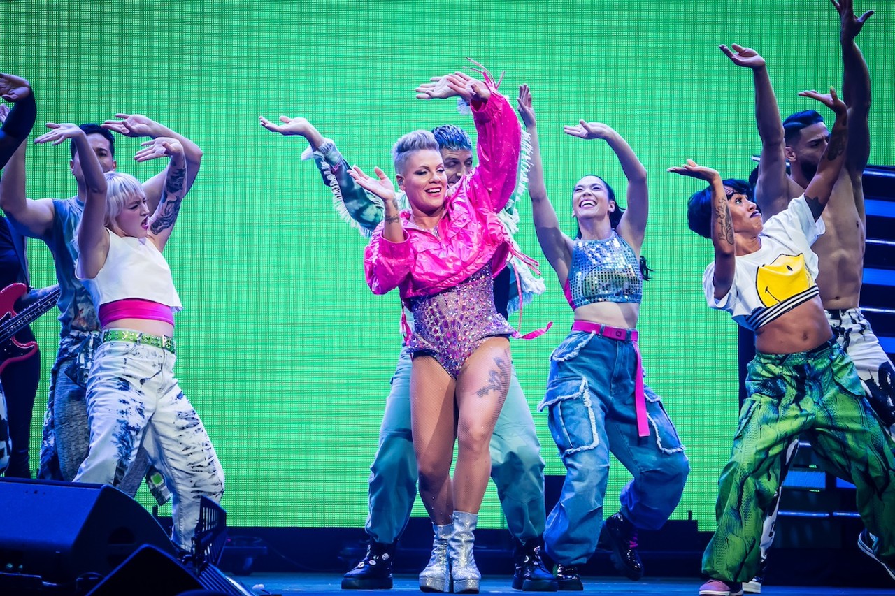 Review: P!nk trustfalls into Orlando’s Amway Arena