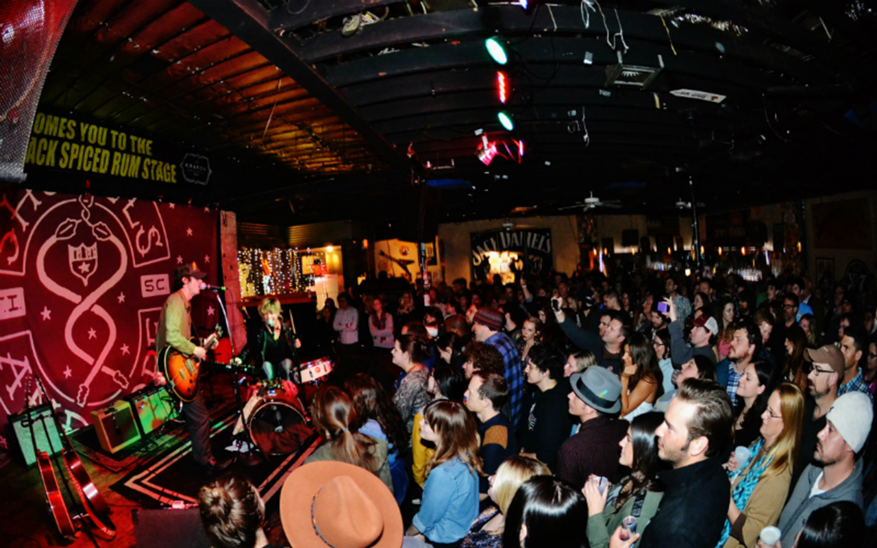 A packed Crowbar for the Shovels & Rope/Shakey Graves show on Sat., Feb. 15, 2014.