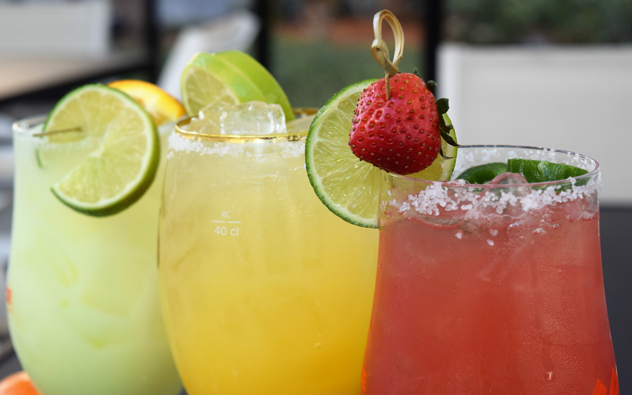 Bizou lets Cinco de Mayo revelers choose from spicy, topical, traditional and the "Mother of All" 'ritas.