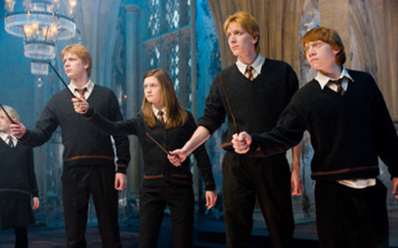 ALL TOGETHER NOW: The Hogwarts students are back for more magic and mayhem in Harry Potter and the Order of the Phoenix.