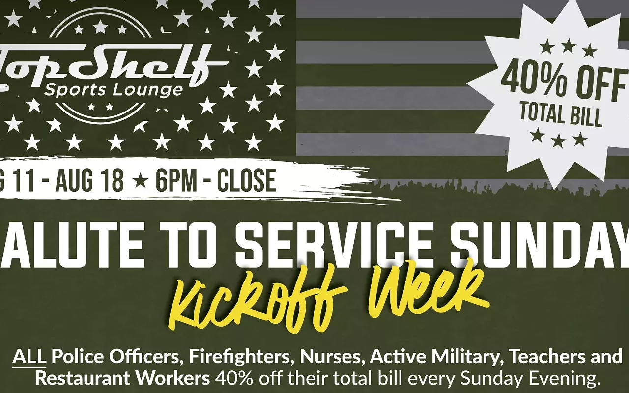 Image: Salute to Service Sundays - Kickoff Week