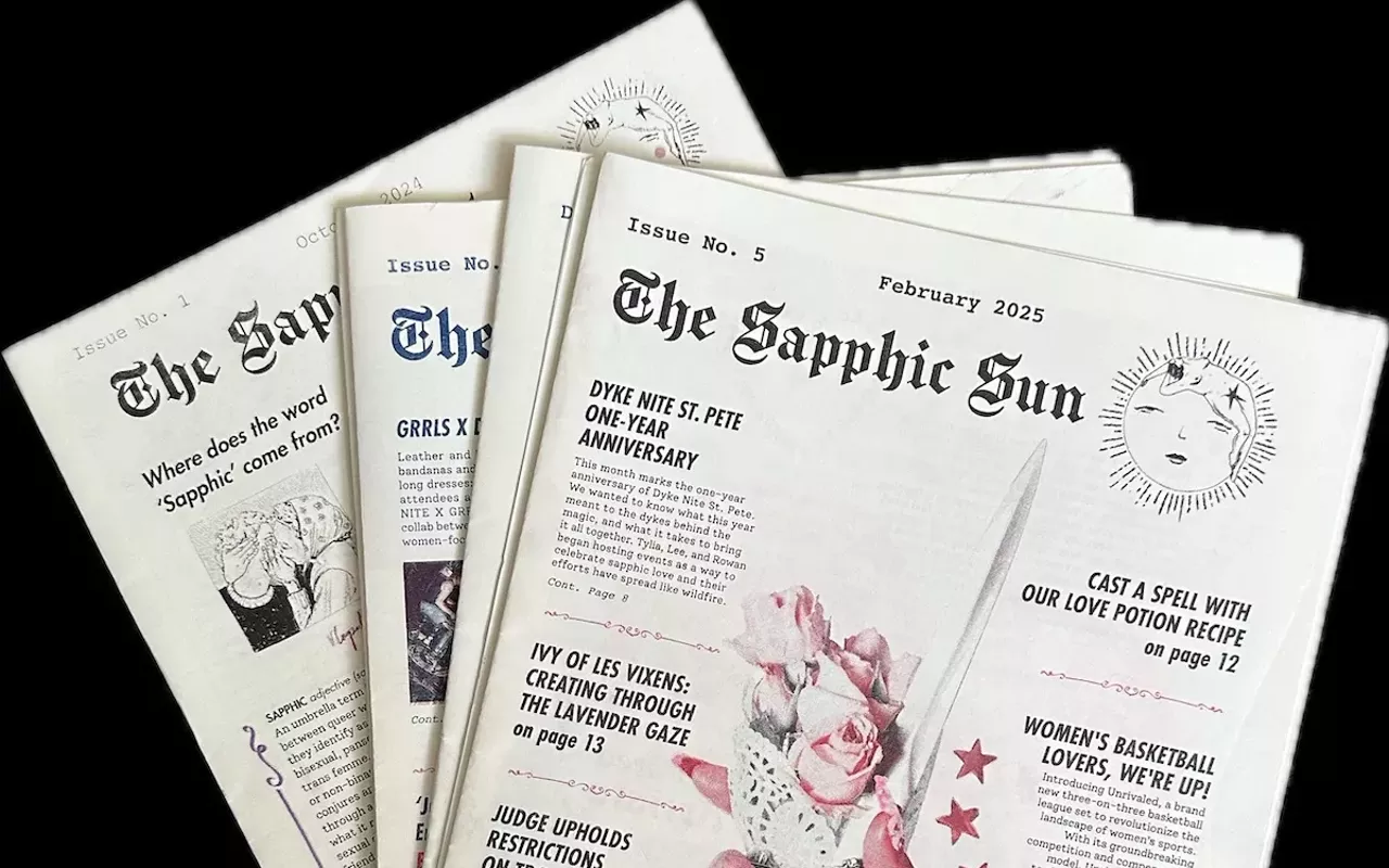 The Sapphic Sun is a publication for and by sapphics, and their admirers.