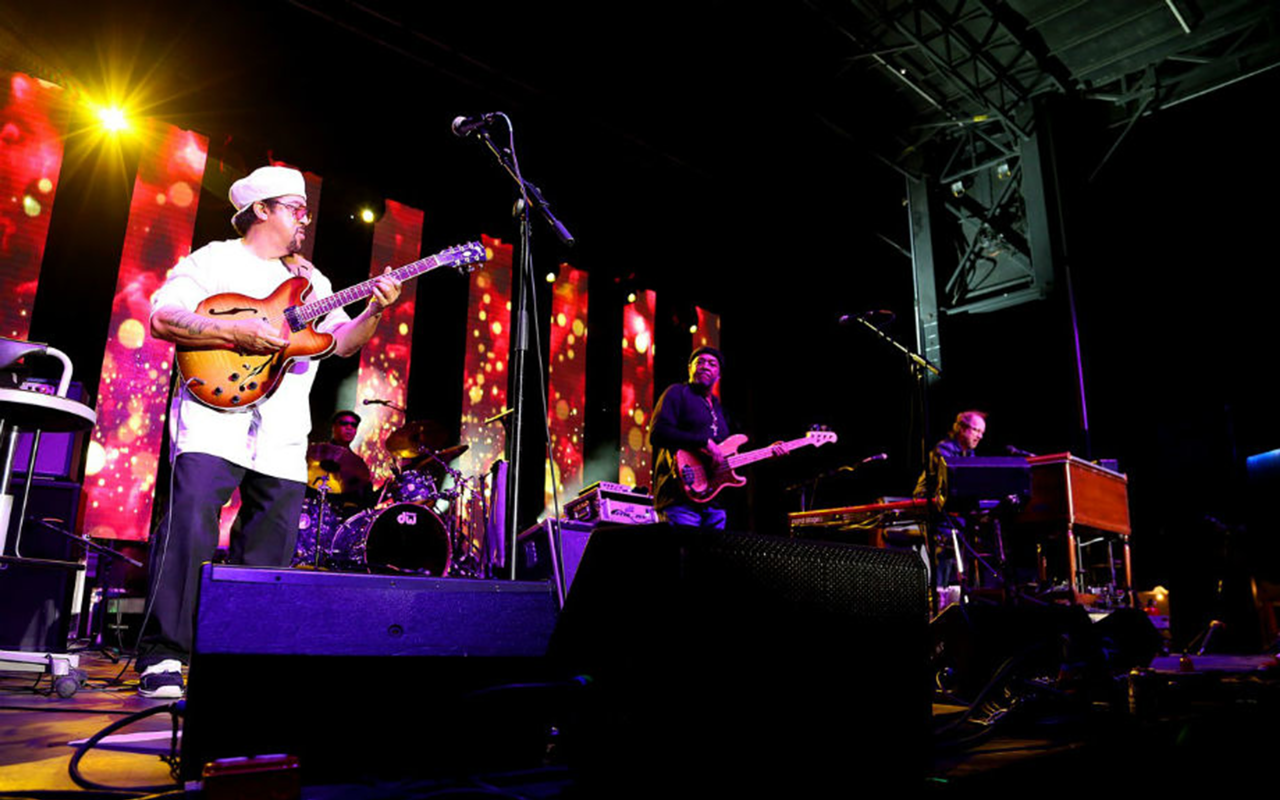 The Meter Men featuring Page McConnell closing the second annual Gasparilla Music Festival, 2013.