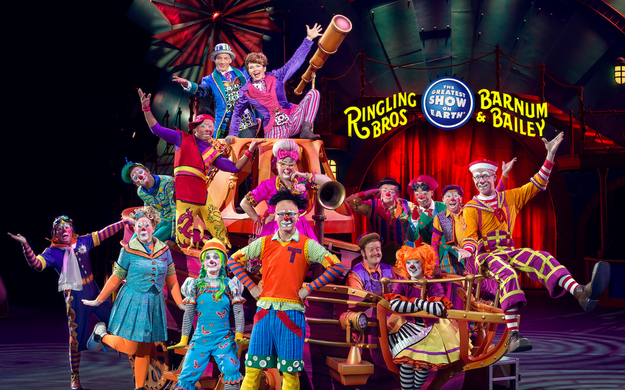 Ringling Bros. and Barnum & Bailey is at Amalie Arena in Tampa, Florida Jan. 5-7, 2024.