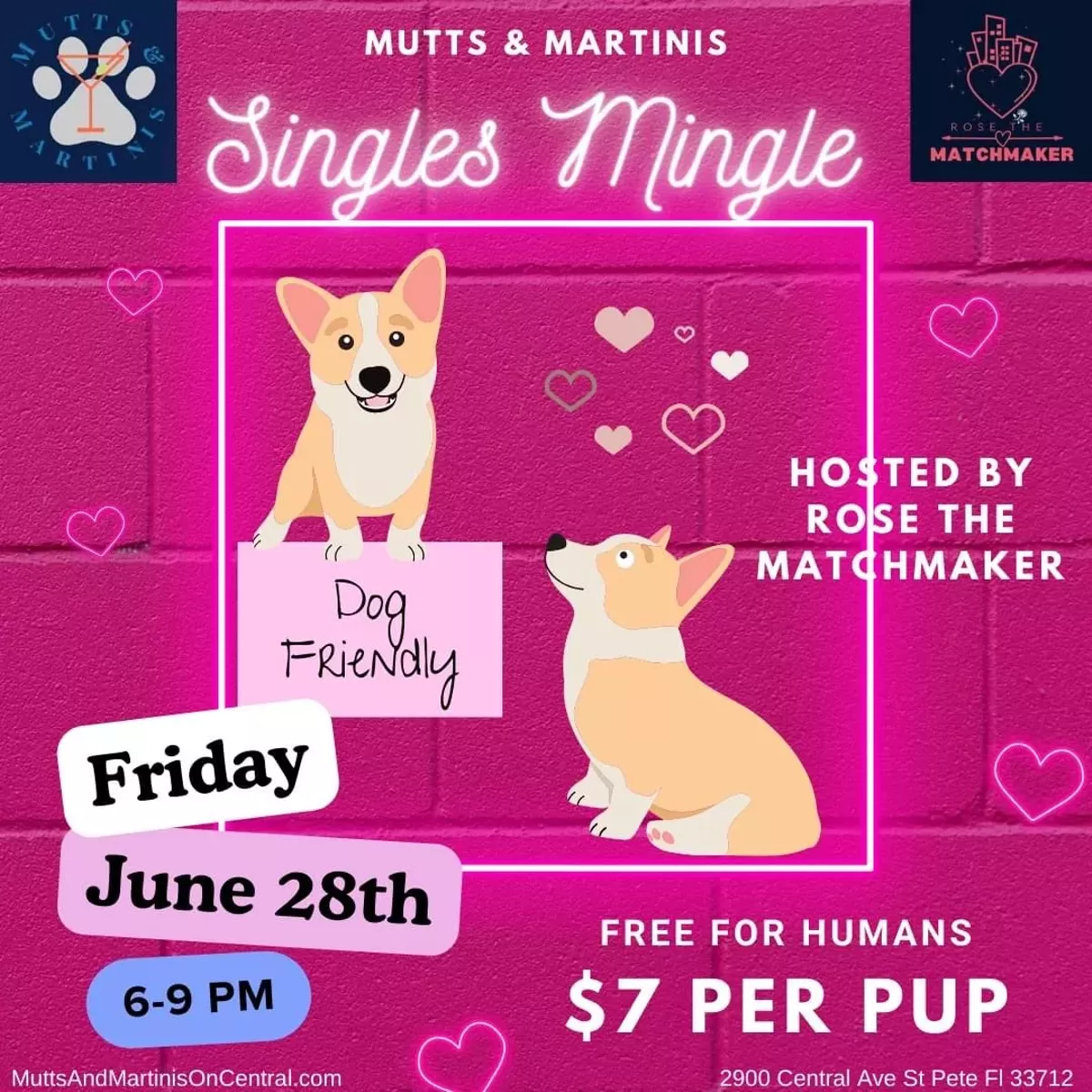 Singles Mixer Flyer