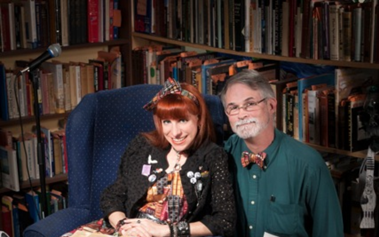 FEELING BOOKISH: Meredith Myers and Jeff Wilson.