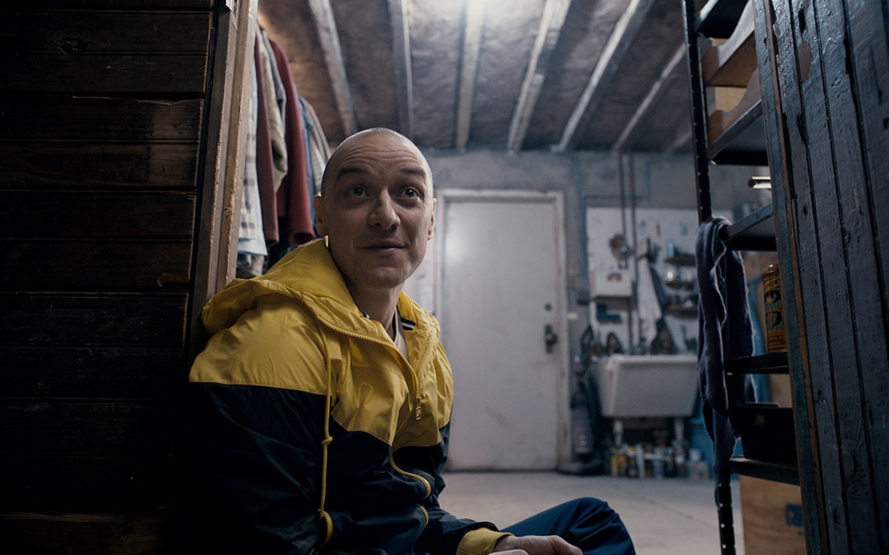 At home in his lair: James McAvoy as Kevin in "Split'"