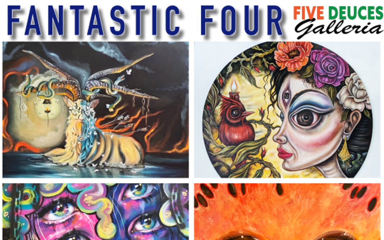 Image: St Pete ArtWalk: FANTASTIC FOUR Art Exhibit @ Five Deuces Galleria