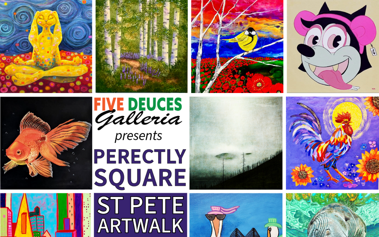 Image: St Pete Artwalk: PERFECTLY SQUARE Art Exhibit @ Five Deuces Galleria