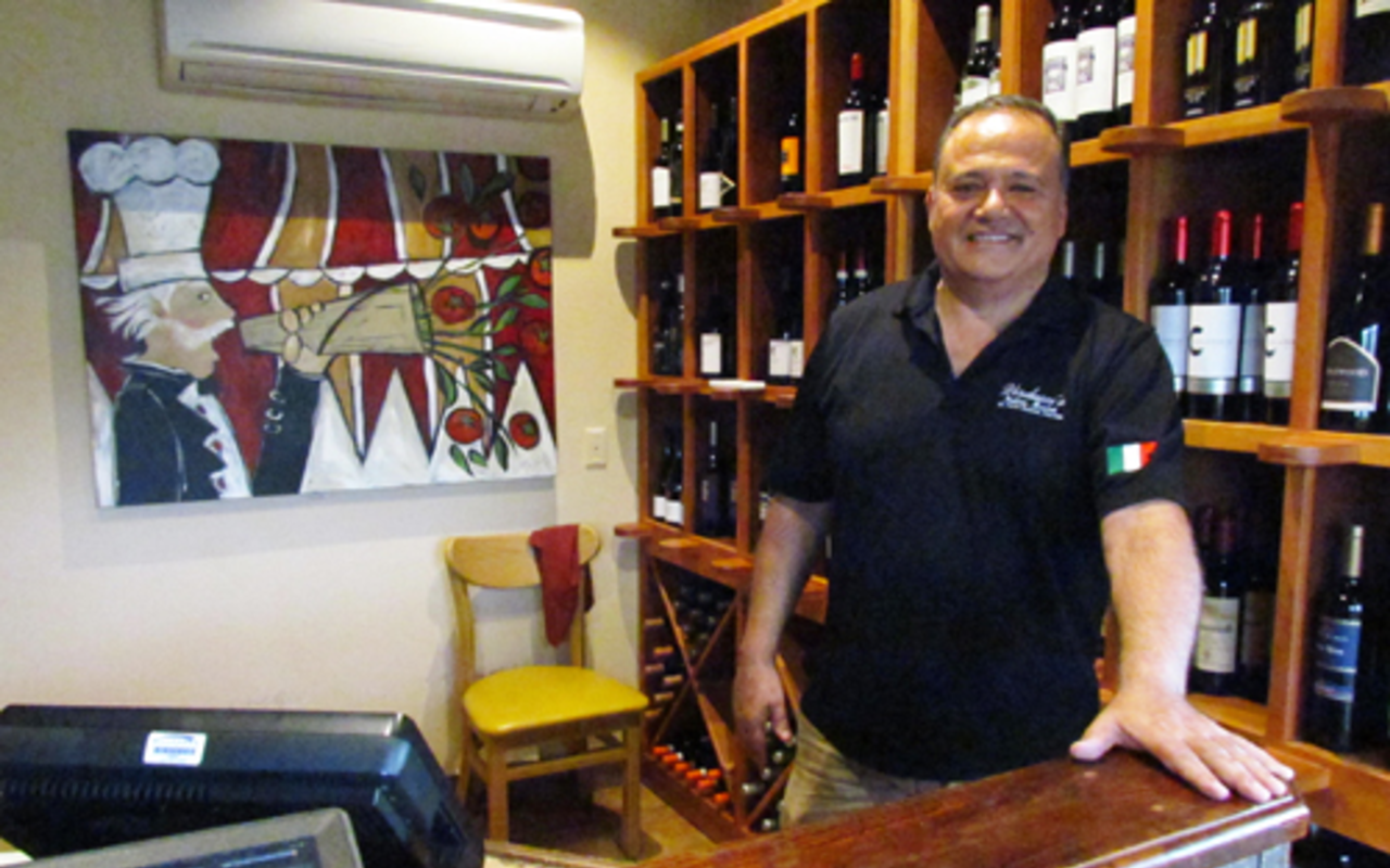 Verducci's restaurant and market co-owner Vinny Fortunato.