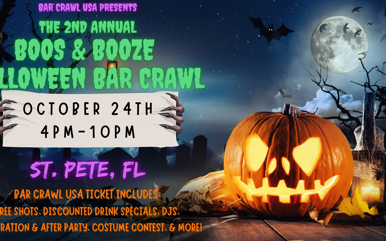 Image: St. Pete Boos & Booze Halloween Bar Crawl: 2nd Annual, by Bar Crawl USA
