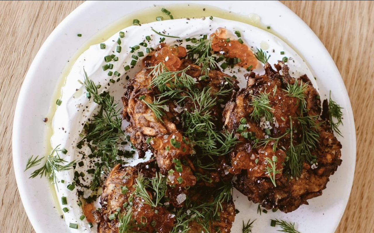 Wild Child's brunch latkes.