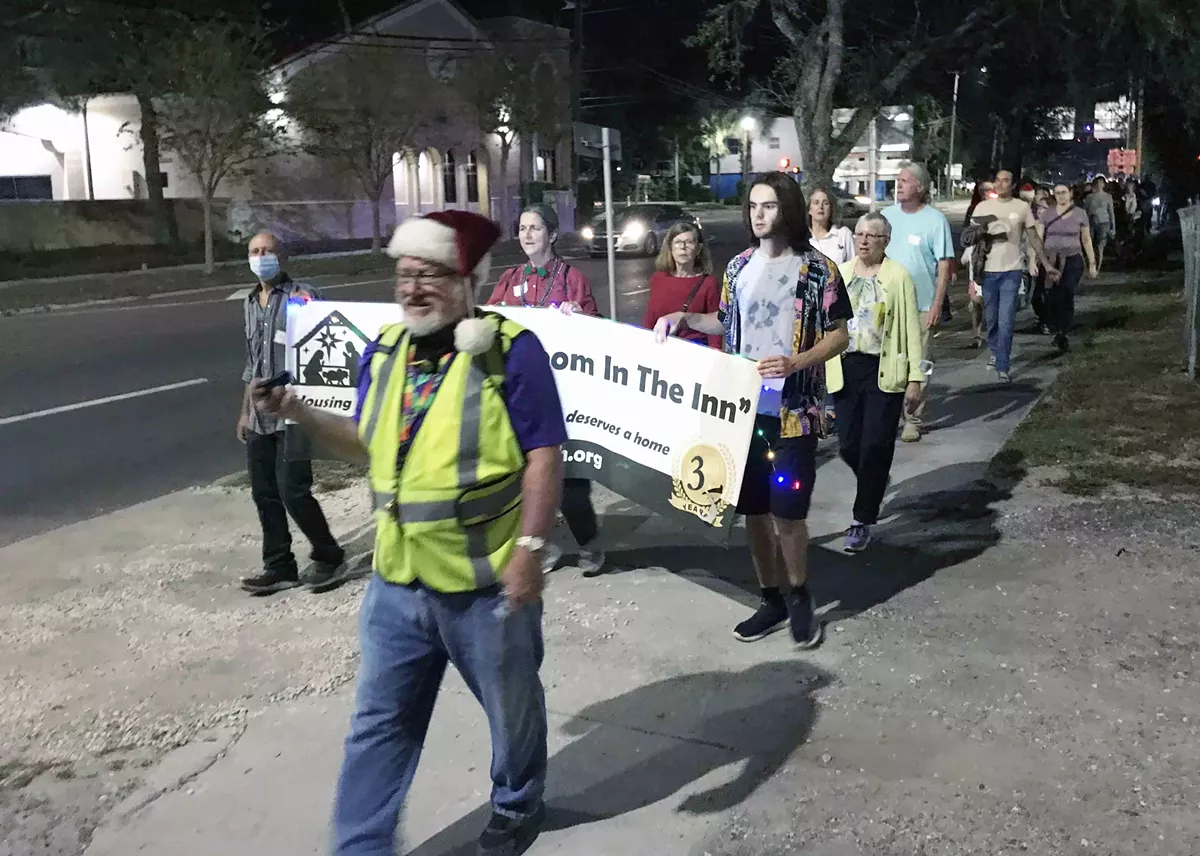 Still... No Room in the Inn Christmas carolers bringing joy to St. Pete homeless shelters