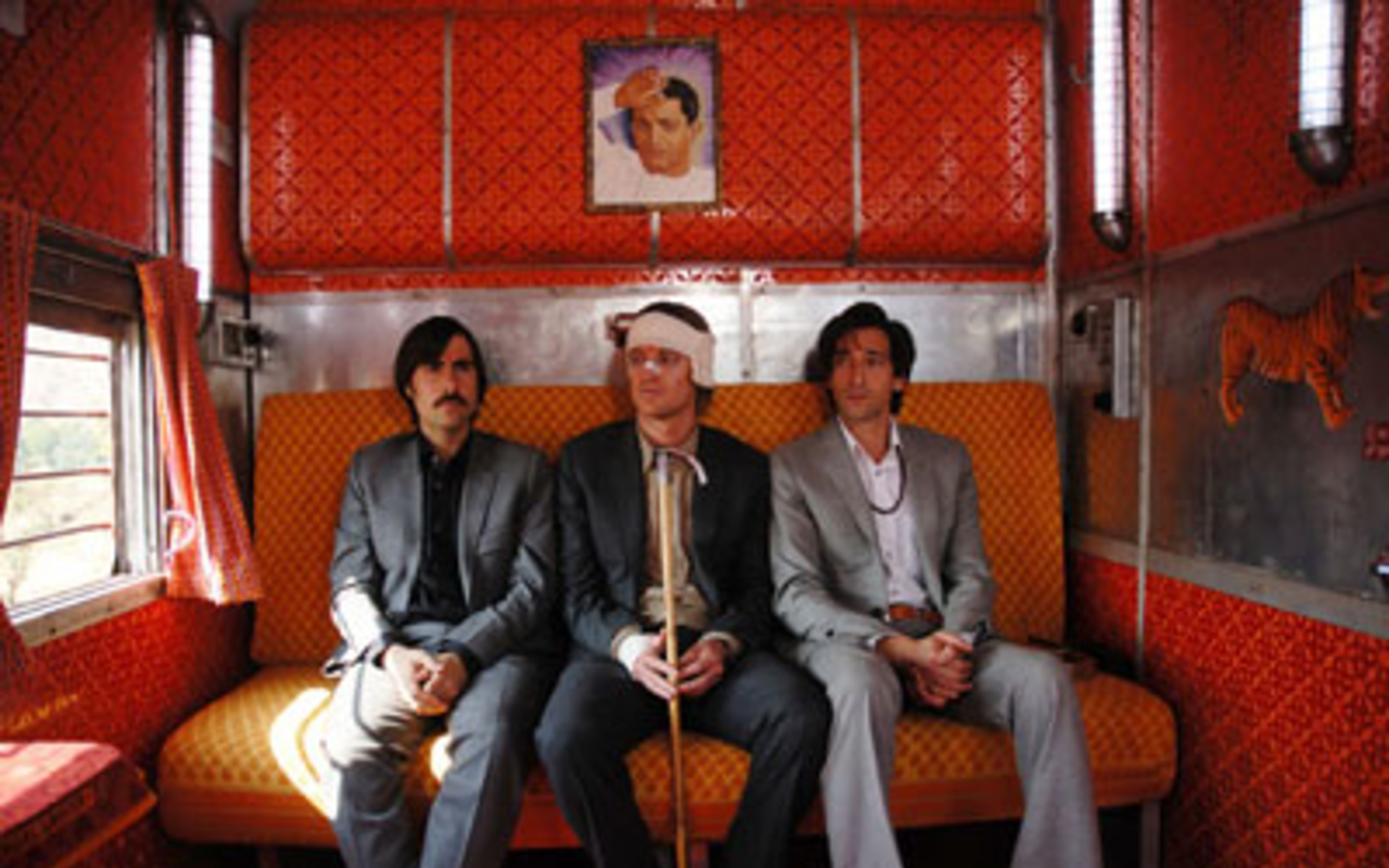 TRAIN IN VAIN: (From left) Jason Schwartzman, Owen Wilson and Adrien Brody are brothers who try to deal with unresolved family issues during a train ride across India in The Darjeeling Limited.