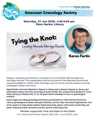 Tying the Knot: Locating Alternative Marriage Records