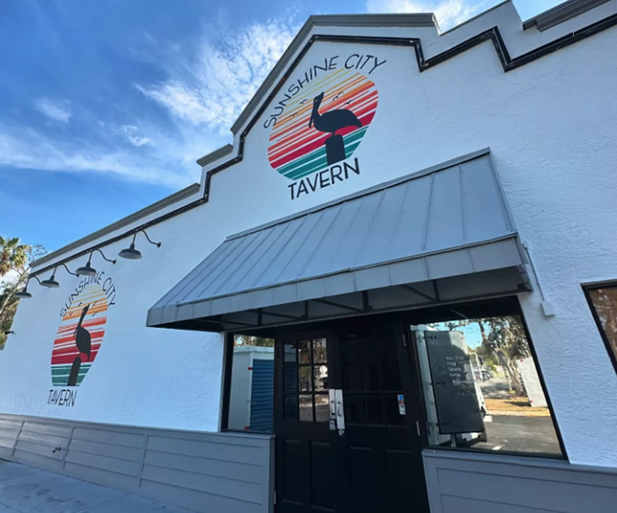 Sunshine City Tavern, located at 4351 4th St. N in St. Petersburg, Florida.