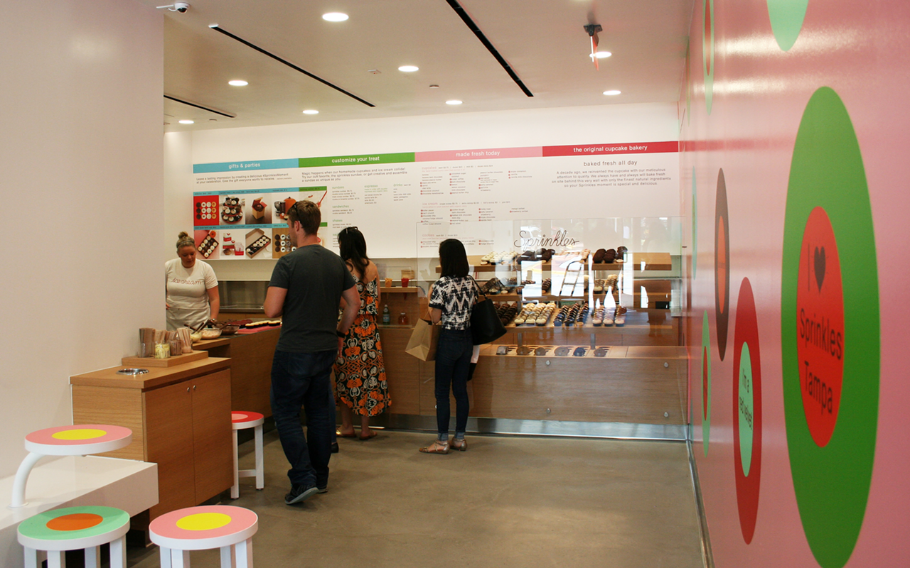 In Tampa, the 19th location from the California-founded Sprinkles is colorful and intimate.