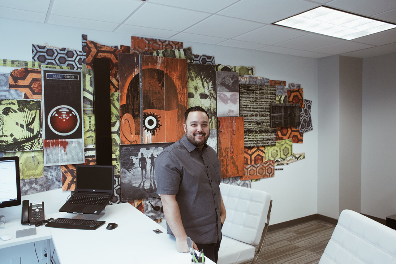 Jorge Brea at Symphonic Distribution's new Tampa, Florida headquarters on March 30, 2018.