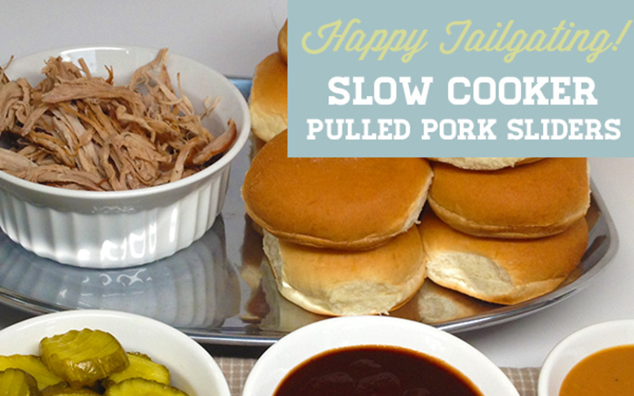 Tailgating tastes: Slow-Cooker Pulled Pork Sliders & more