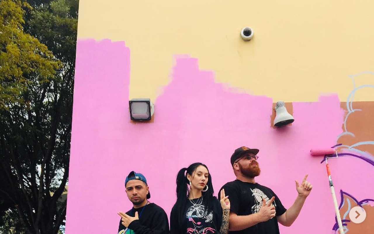 (L-R) Sentrock, Lillipore and Birdcap, who will paint at Tampa Armature Works on February 23, 2019.