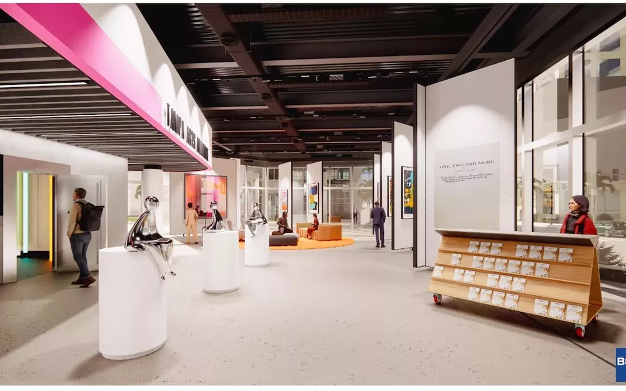A rendering of the future home for Tampa Arts Alliance at 201 E Kennedy Blvd. in Tampa, Florida.