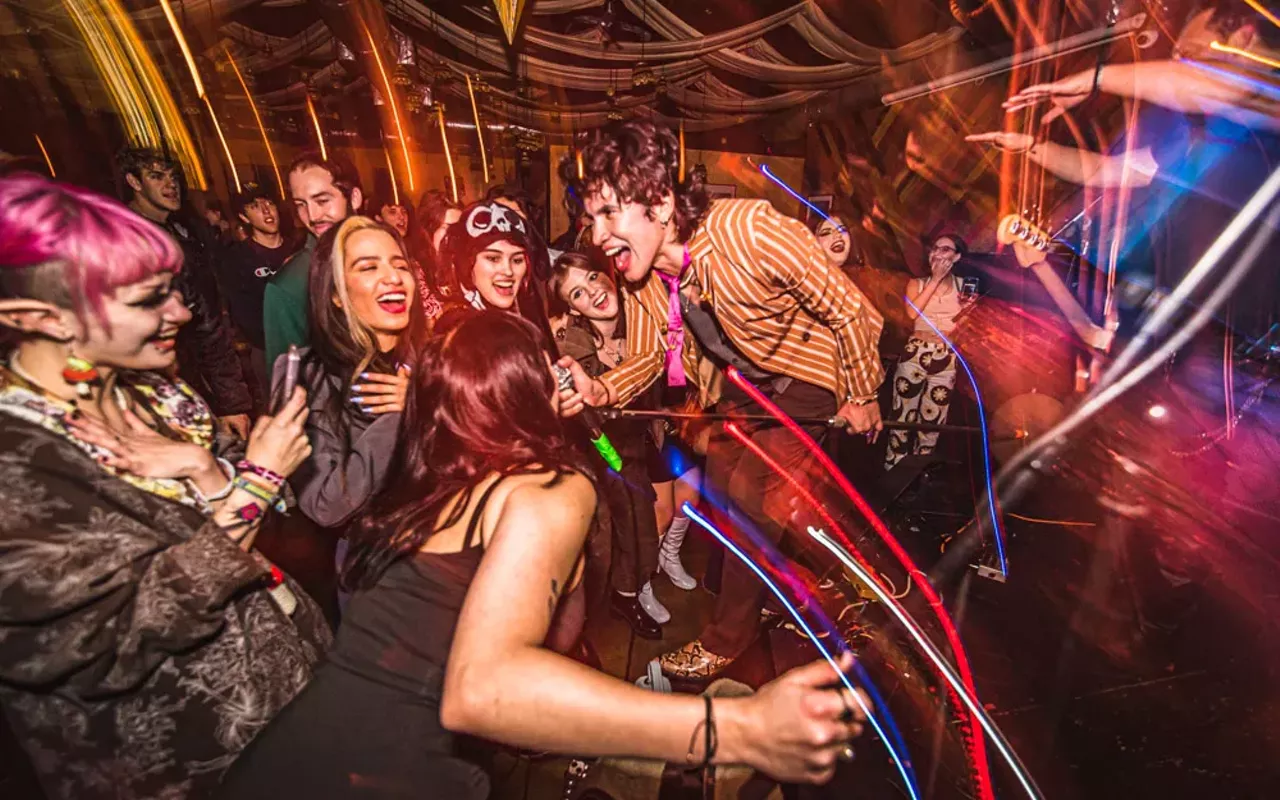 Roxx Revolt & the Velvet plays Hooch and Hive in Tampa, Florida on Jan. 13, 2024.