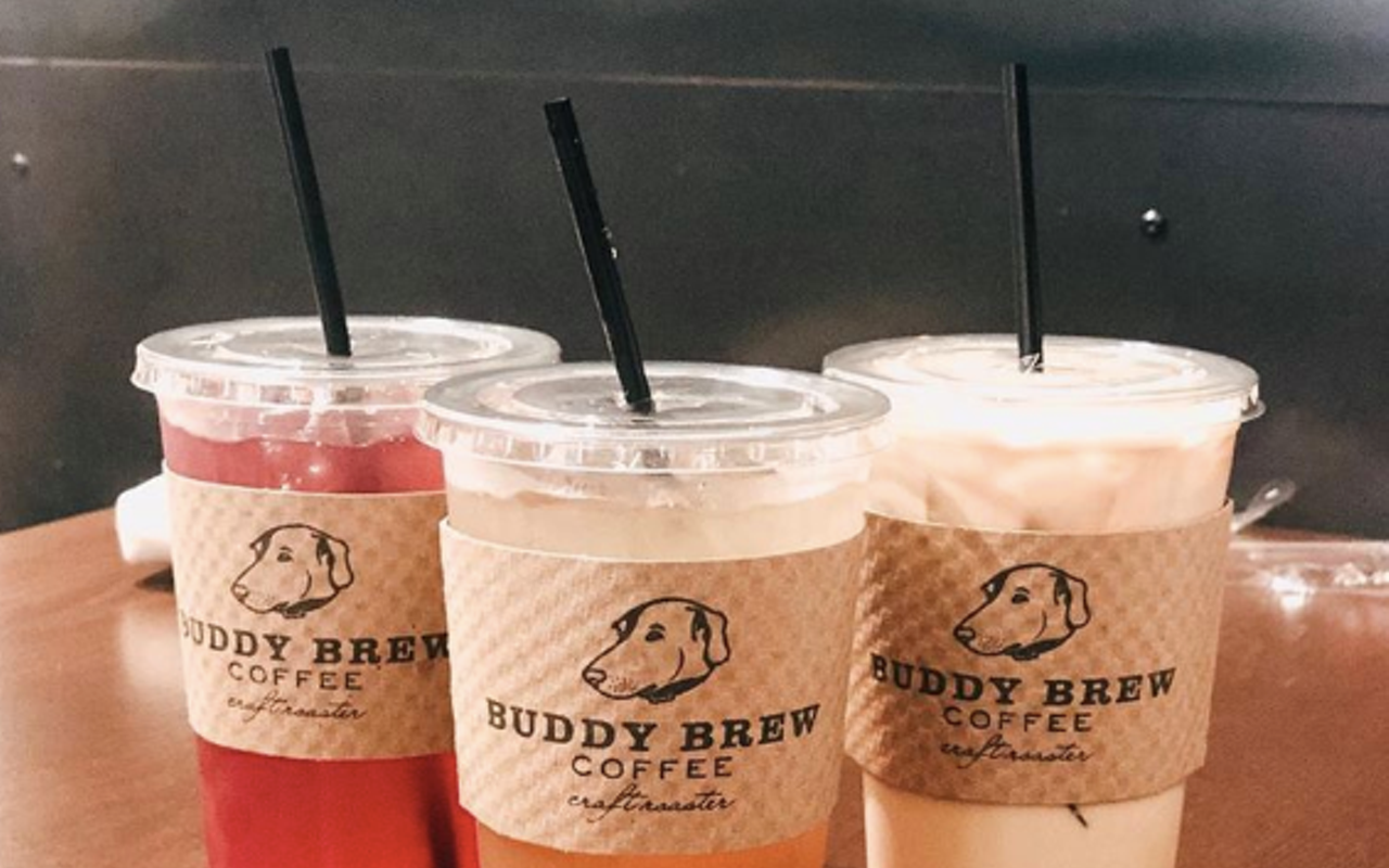 Tampa Bay Buddy Brew Coffee locations now have an ordering app and your first drink is free
