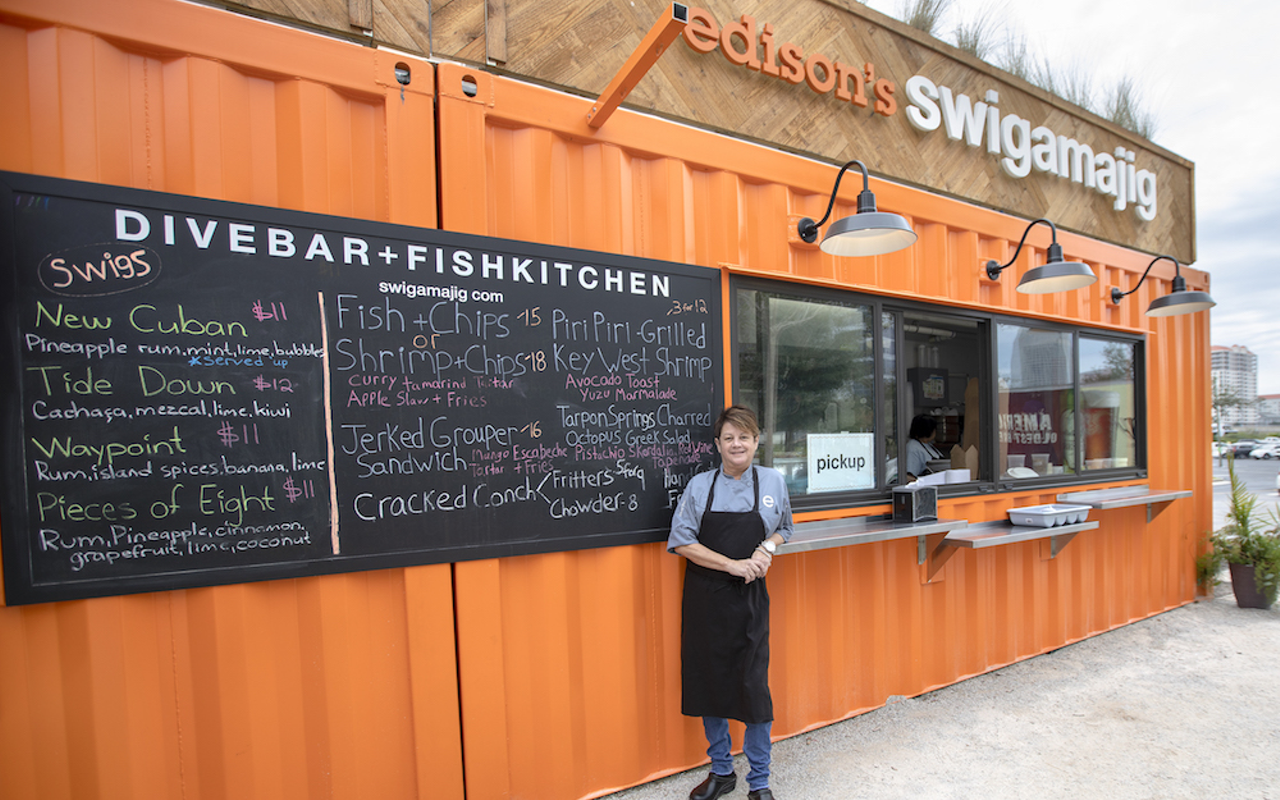 Edison: Food+Drink Lab chef-owner Jeannie Pierola.