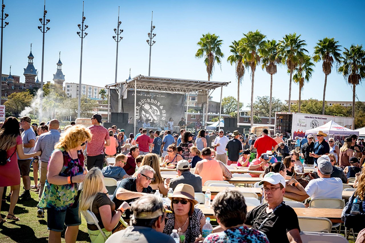 Eat some BBQ and drink some beer/bourbon in Curtis Hixon ParkIf you love food festivals, then get to Tampa for the Beer, Bourbon & BBQ Festival.Sat., Feb. 16
Photo via photocredit