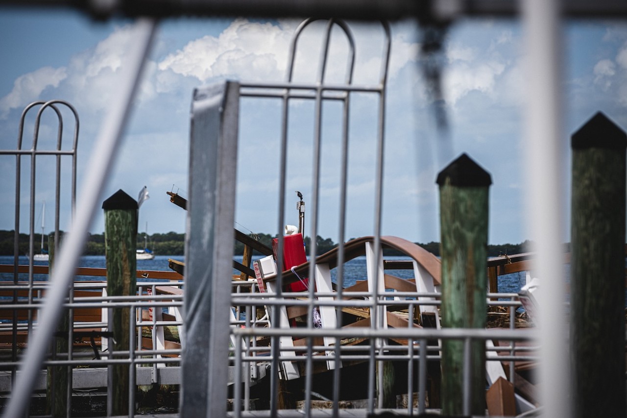 Relief efforts in Hudson, Florida on Sept. 28, 2024.