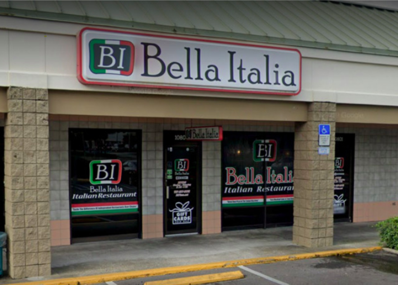 Bella Italia  
10801 Starkey Rd., Largo
Bella Italia opened in 1981 and spent its almost 40 years in business offering guests classic Italian meals, like pizza and pasta dishes, before its closing in February. In a February Facebook post, the restaurant cited the rising costs of food, rent and the decline of the shopping center as its downfall. 
Photo via Google Maps