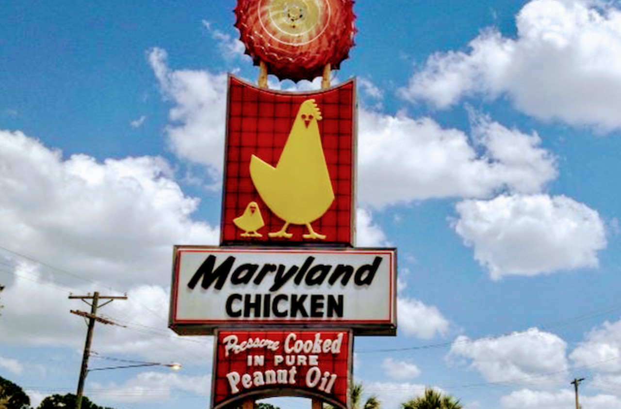 Maryland Fried Chicken
315 N Alexander St., Plant City
The founder of Maryland Fried Chicken, Albert Constantine, made his chicken with a pressure-fryer, 21 herbs and spices and peanut oil. The results, he said, weren&#146;t greasy and were the best in the world. Maryland Fried Chicken still serves chicken dinners along with some seafood.
Photo via Maryland Fried Chicken/Google