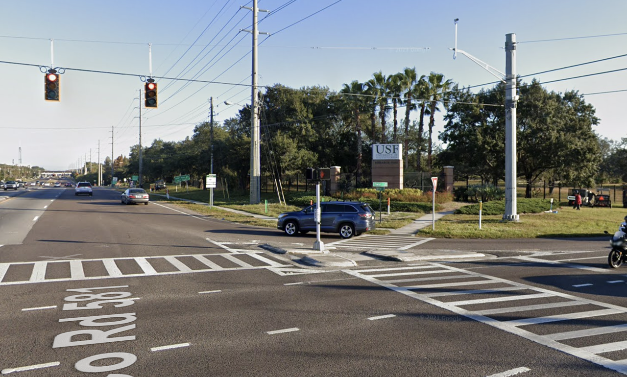 SR 582 @ 30TH ST, TAMPA
Total crashes:501
Total fatalities: 1
Severe crashes: 4
Pedestrian and bike injuries: 5