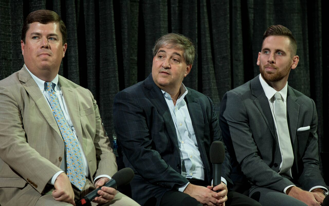 (L-R) Mike Griffin, Jeff Vinik, and Tim Moore