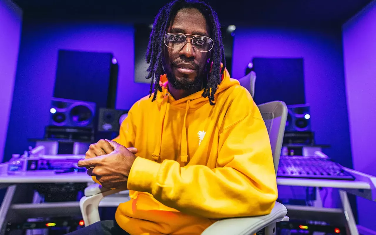 Gat$ inside Ybor City&rsquo;s Iconic Sound Factory in Tampa, Florida.